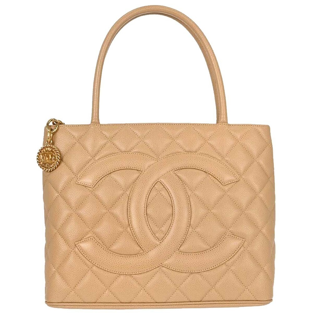 Chanel Medallion Quilted Caviar